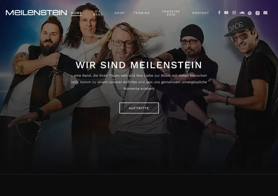 Startseite von Meilenstein Music
