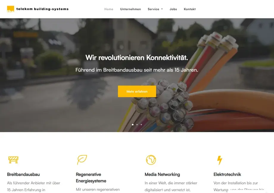 Website von TBS Austria